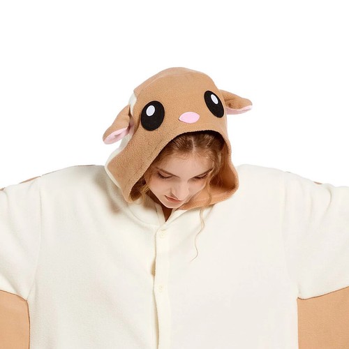 Flying Squrriel Unisex One-piece Pajama Family Parent-child Cozy Warm Homewear - Picture 17 of 23