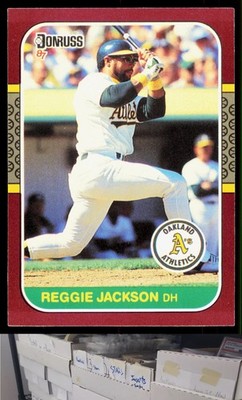 1987 Donruss Opening Day #22 Reggie Jackson - CA