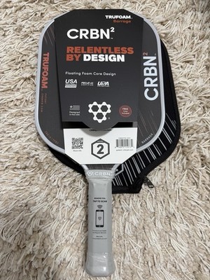 New CRBN 2 TruFoam Barrage Pickleball Paddle 14mm Square Widebody w/ Cover