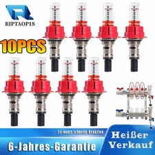 G1/2" Durchflußmengenmesser Fußbodenheizung Flowmeter Durchflussregler Verteiler