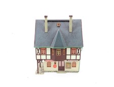 Auhagen H0 12343 Gebäude Wohnhaus Fachwerkhaus mit Kiosk gebaut