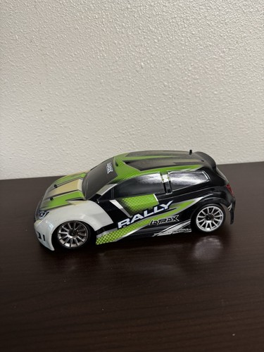LaTrax Rally: 1/18 Scale 4WD Electric Rally Racer -GREEN/BLACK REMOTE+BATTERY