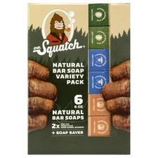 Dr. Squatch Natural Bar Soap 6-pack, 5 oz