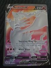 Reshiram V (Full Art) Holo Ultra Rare SWSH12: Silver Tempest 172/195 NM on eBay