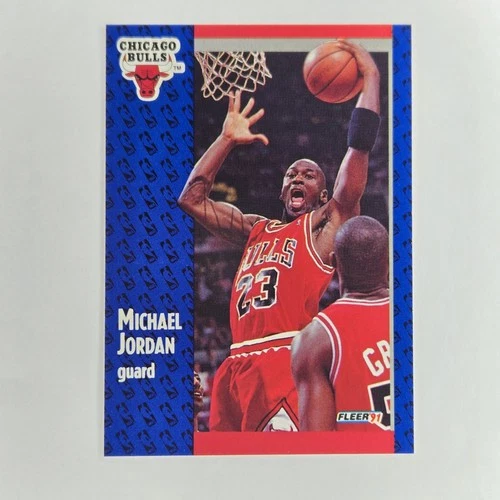 Michael Jordan 1991-92 Fleer - #29 Chicago Bulls Card