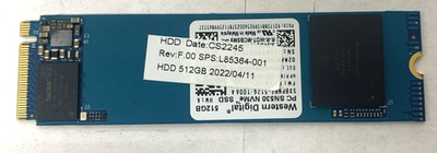 SSD 512GB M2 Western Digital SSD M.2 2280 PCIe NVMe 4 x4 N16684-001