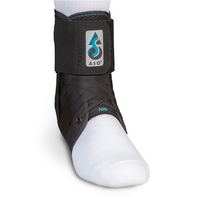 Med Spec ASO Ankle Stabilizer XSmall, Black   Lace Up Ankle Brace for Spraine...