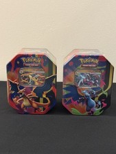 Pokemon TCG Mega Charizard X Y EX Tins Sealed SET OF 2