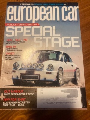 European Car December 2012 Special Stage DBS SLS M6 BMW 1M VW GTI 911