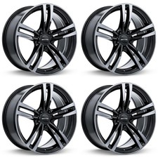 Set Of 4 19in Black Alloy Wheel Rims For 2005 Bmw Rtx9e1f 19x8.5 5x120 Et35 5l