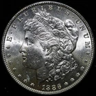 1886 $1 Morgan Silver Dollar Coin ~  BU UNCIRCULATED #H60