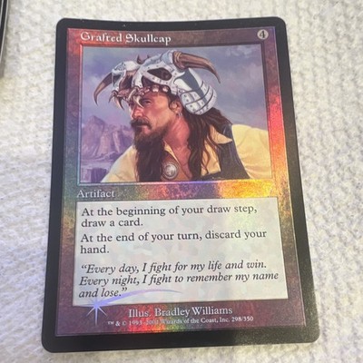Wizards of the Coast MTG Grafted Skullcap 7th Ed English Foil Rare #298/350