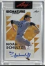 2023 Leaf Signature Series - Encased Auto Orange 1/1 - Noah Schultz #BA-NS1