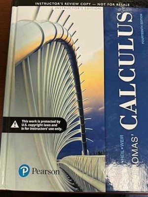 Thomas' Calculus - Hardcover, by Hass Joel; Heil Christopher; Weir - Acceptable