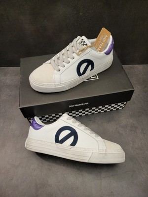 No Name Strike Side Nappa Cristy White Purple - Größe: 36   