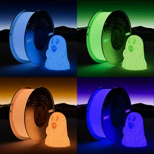 🎁【BUY 2 GET 3】PLA Glow In The Dark 3D Filament PLA Luminous 1.75mm 1KG Rainbow