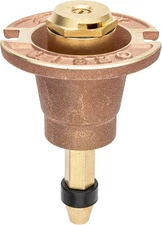 Orbit 54072 Brass Pop-Up Flush Head Sprinkler with Quarter Pattern Spray Nozzle