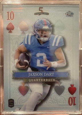JAXSON DART 2024 WILD CARD 5 CARD DRAW STACK BLUE ROOKIE RC 1/1   