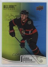 2021-22 Upper Deck Allure Rainbow Green Blue 14/299 Josh Norris #R-64 z6b