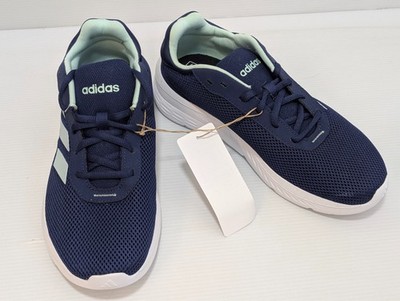 adidas  Cloudfoam Comfy  Women s Everyday Ultra-Light Shoes (Navy/Seafoam Green)
