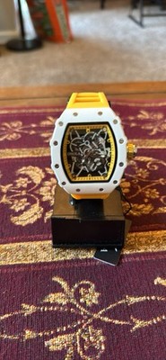 Onola Mechanical Watch Silicone Strap Quartz Movement