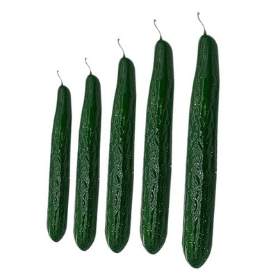 2 Pcs Gemüsemodell Nachgemachtes Gurkengemüse Gemüse-Requisiten Foto-Requisiten