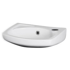 Nuie Melbourne 1 Tap Hole 350mm Wall-Hung Ceramic Basin