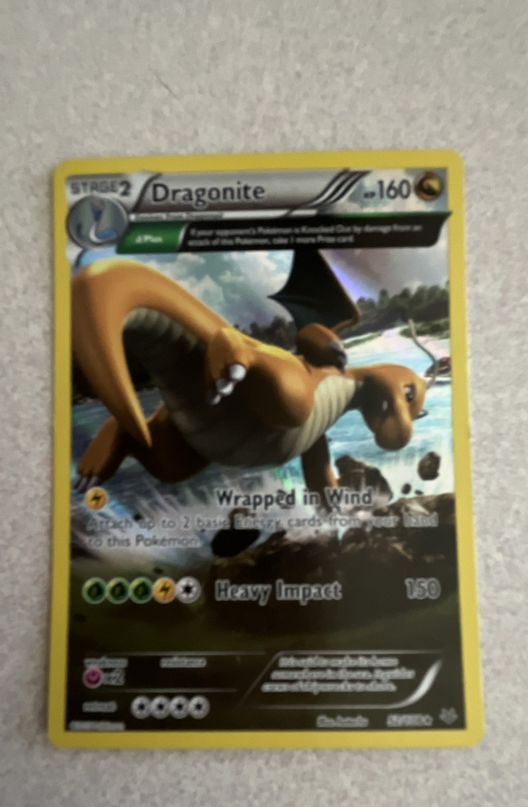 Dragonite (52 Delta) 52/108 Roaring Skies Pokémon Holo RARE - NEAR MINT