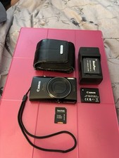Canon ELPH 360hs-20.2 MP-WI-FI Digital Camera-SD Card-Charger & Case-Tested Exc 