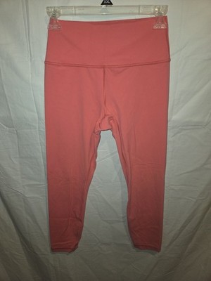 Athleta Transcend 7/8 Tight Ankle Legging Pants Womens M Pull On Pink