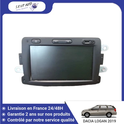 🇫🇷 ECRAN GPS DACIA LOGAN MCV 2007- ➤281157832R ♻️ - Photo 1/2