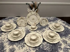 Theodore Haviland Rosalinde New York China 5 Piece Place Setting For 6 Places