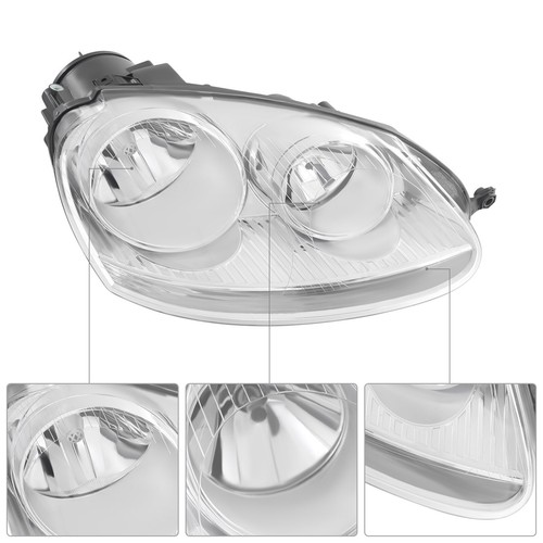 Front Passenger Side Headlight Halogen Headlamp For 2005-2010 Volkswagen Jetta - Picture 3 of 20