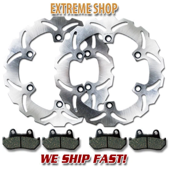 Honda Front Brake Rotor + Pads XL 600 Transalp (1989-1990) CB 650 700 1983-1986 - Image 2 of 2