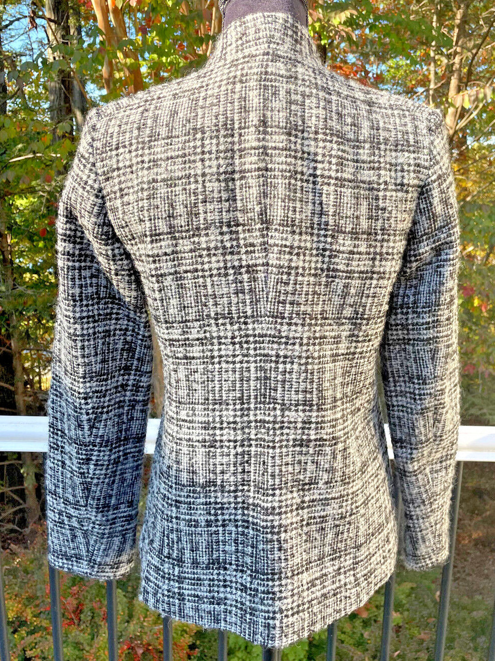 Pendleton Wool Tweed Pattern Plaid Blazer with Po… - image 3