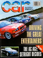 CAR MAGAZINE DEC-1993 - Porsche 968 CS, Renault Alpine A610, AC Ace, Mazda RX-7
