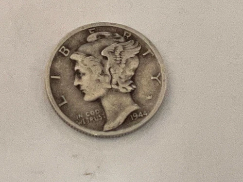 1944-S MERCURY DIME SAN FRANCISCO 10C SILVER VG COLLECTOR COIN