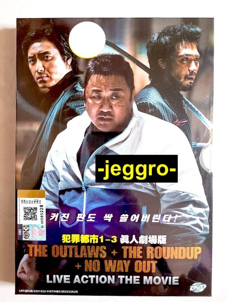 Korean Action Movie DVD The Outlaws The Roundup No Way Out ENG