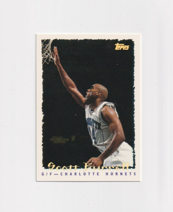 1994-95 Topps Scott Burrell SPECTRALIGHT parallel #73 CHARLOTTE HORNETS