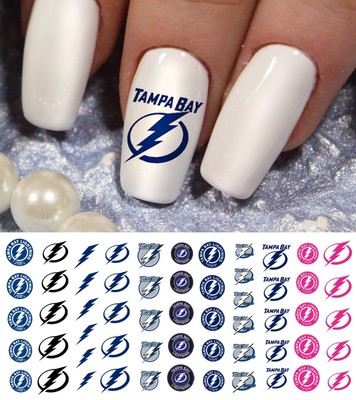 Tampa Bay Lightening Hockey Nail Art Decals - Salon ...