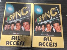 2 Nsync 2001 Pop Odyssey Tour All Access Pass Inserts