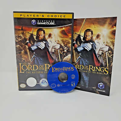 Lord of the Rings: The Return of the King (GameCube, 2003) Tested, CIB