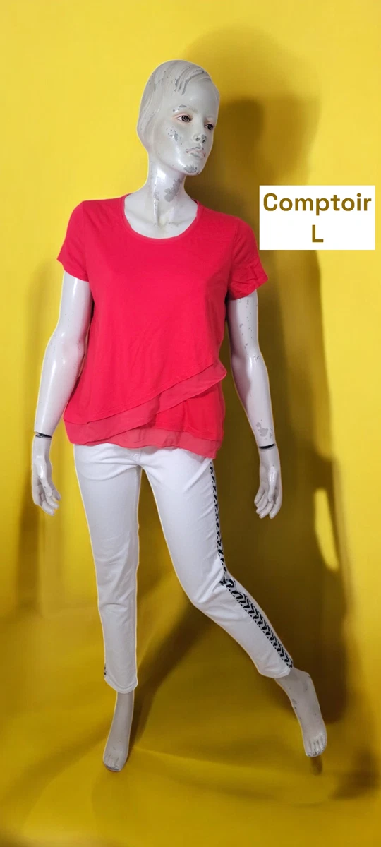 Blouse Tunique Comptoir Des Cotonniers Taille 40 Gris Foncé - Neuve Sans étiquettes, Coupe Régulière