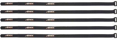 Apex RC Products 16mm X 500mm Lipo Battery / Camera Straps - 5 Pack #3043