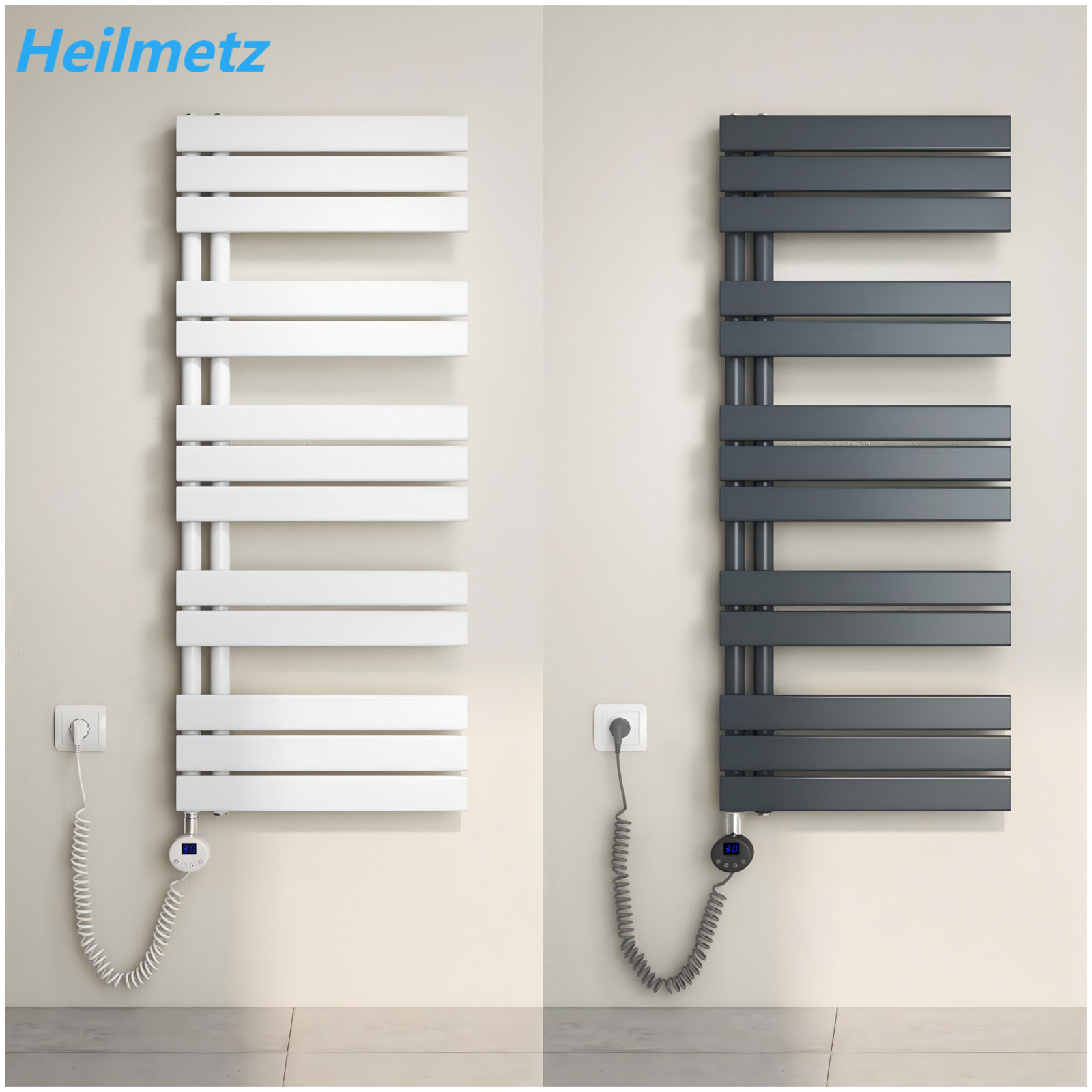 Elektro Badheizkörper Heizkörper Handtuchheizung Elektrisch Badezimmer Vertikal