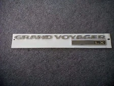 GRAND VOYAGER LX Emblem Decal Rear Lift Gate OEM 5113419AA