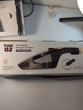This Works TWC-02 BLACK Corded Car Vacuum Cleaner With Accessory Set New Sealed