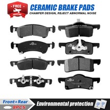 Front Rear Ceramic Brake Pads For 2003-2006 Ford Expedition Lincoln Navigator Front Rear Ceramic Brake Pads For 2003-2006 Ford Expedition Lincoln Navigator