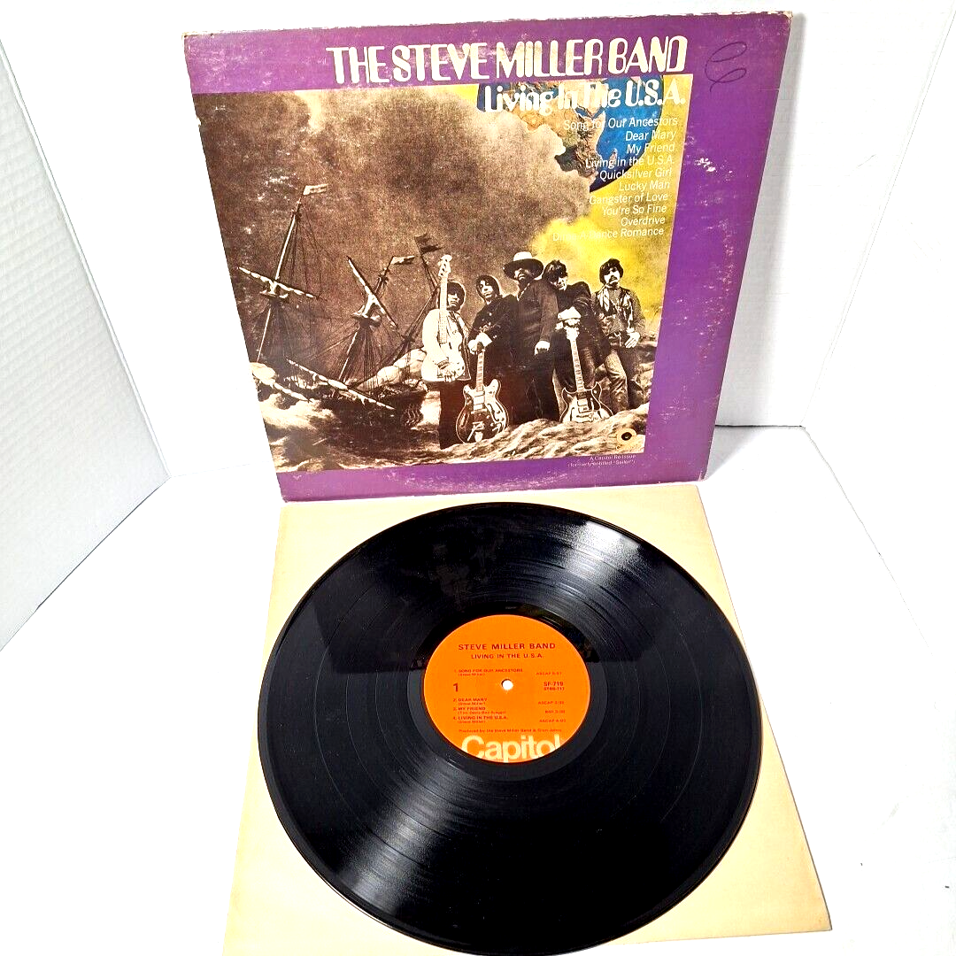 米LP Steve Miller Band Living In The USA Steve Miller Band Living In The USA 1973 Vinyl LP Record Album SF