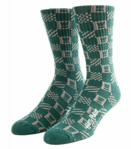 Vans Off The Wall Men's X Harry Potter Slytherin Crew Socks - Picture 1 of 3